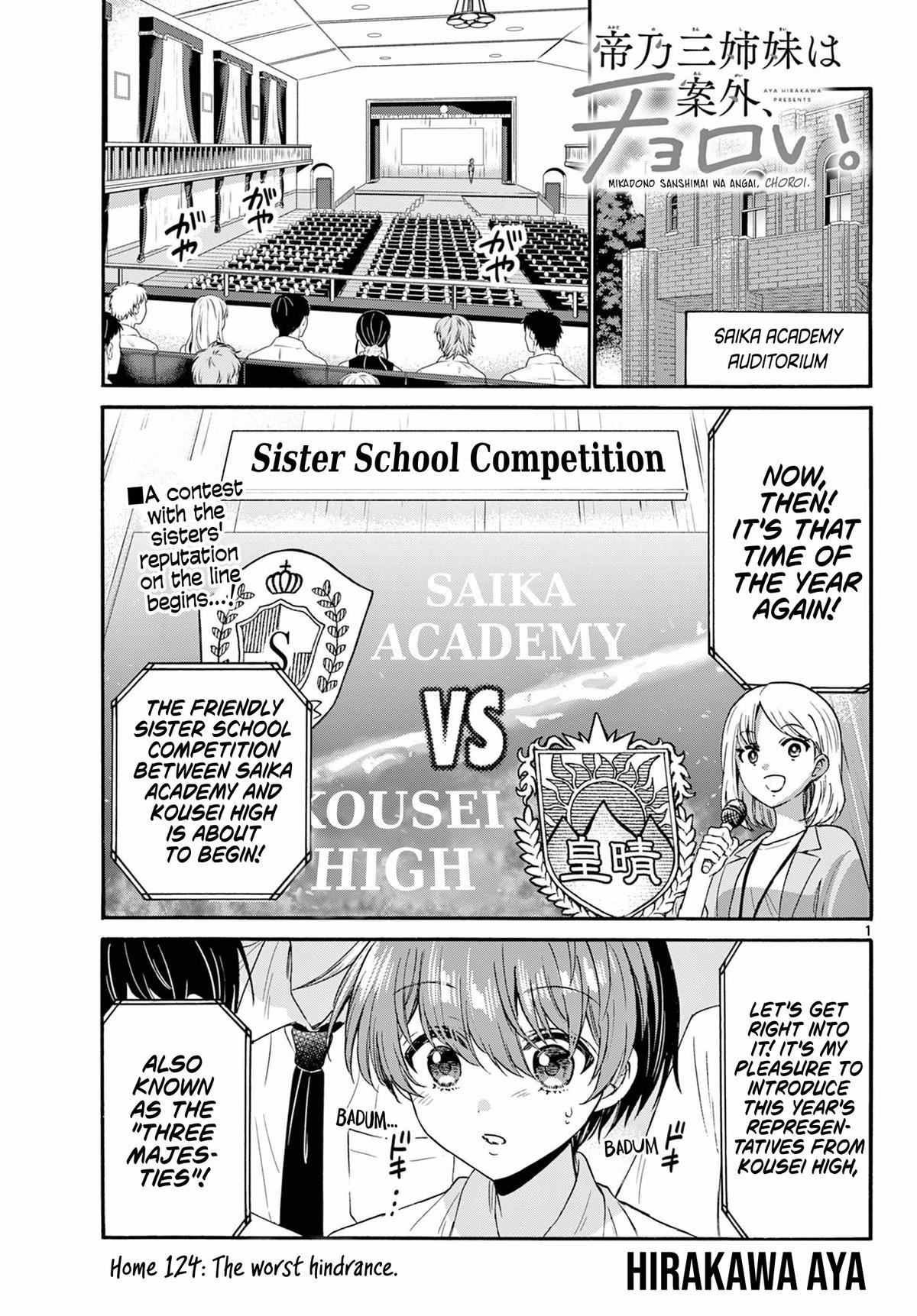 Mikado no Sanshimai wa Angai, Choroi. Chap 124 - Next Chap 125