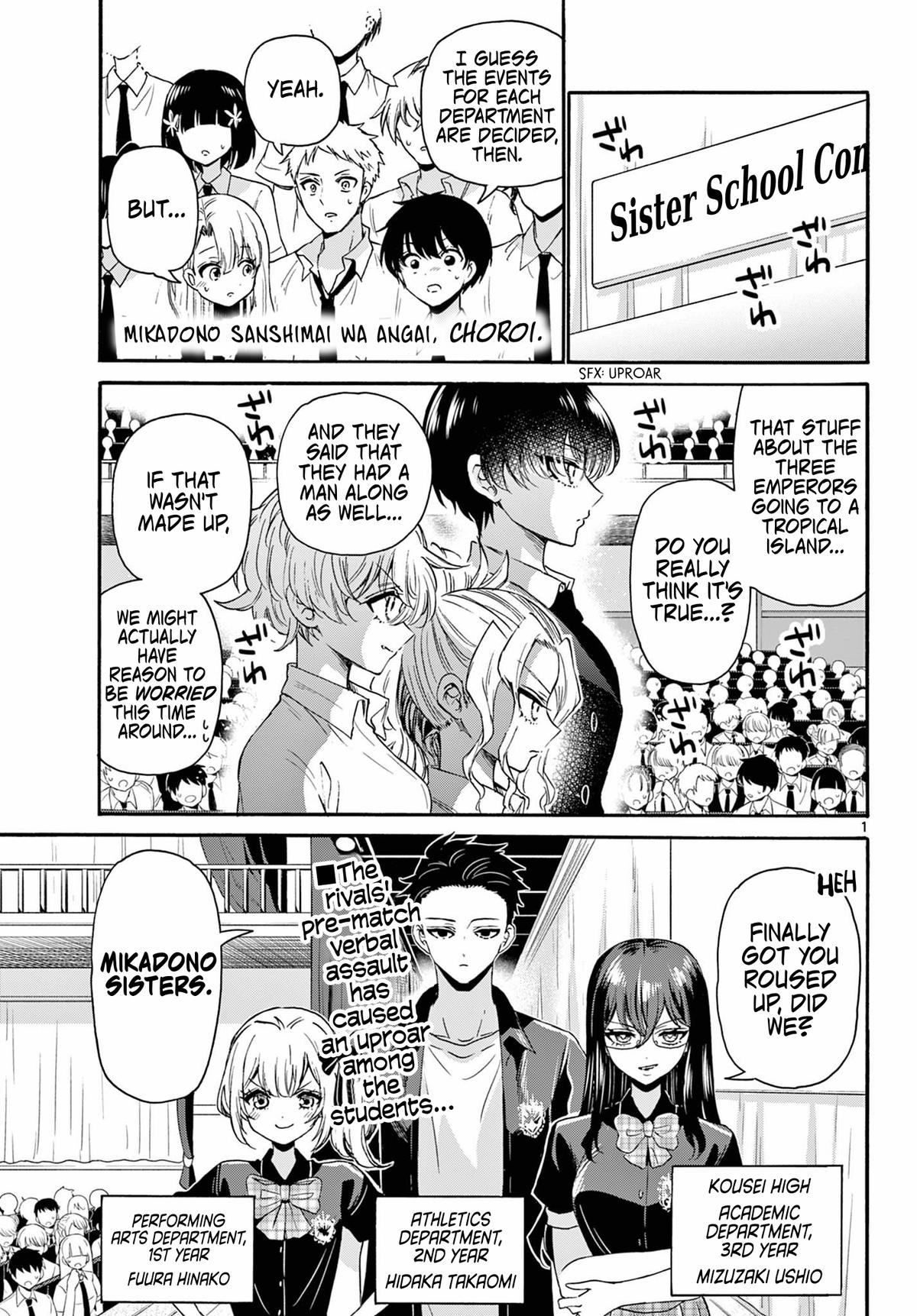 Mikado no Sanshimai wa Angai, Choroi. Chap 125 - Next Chap 126