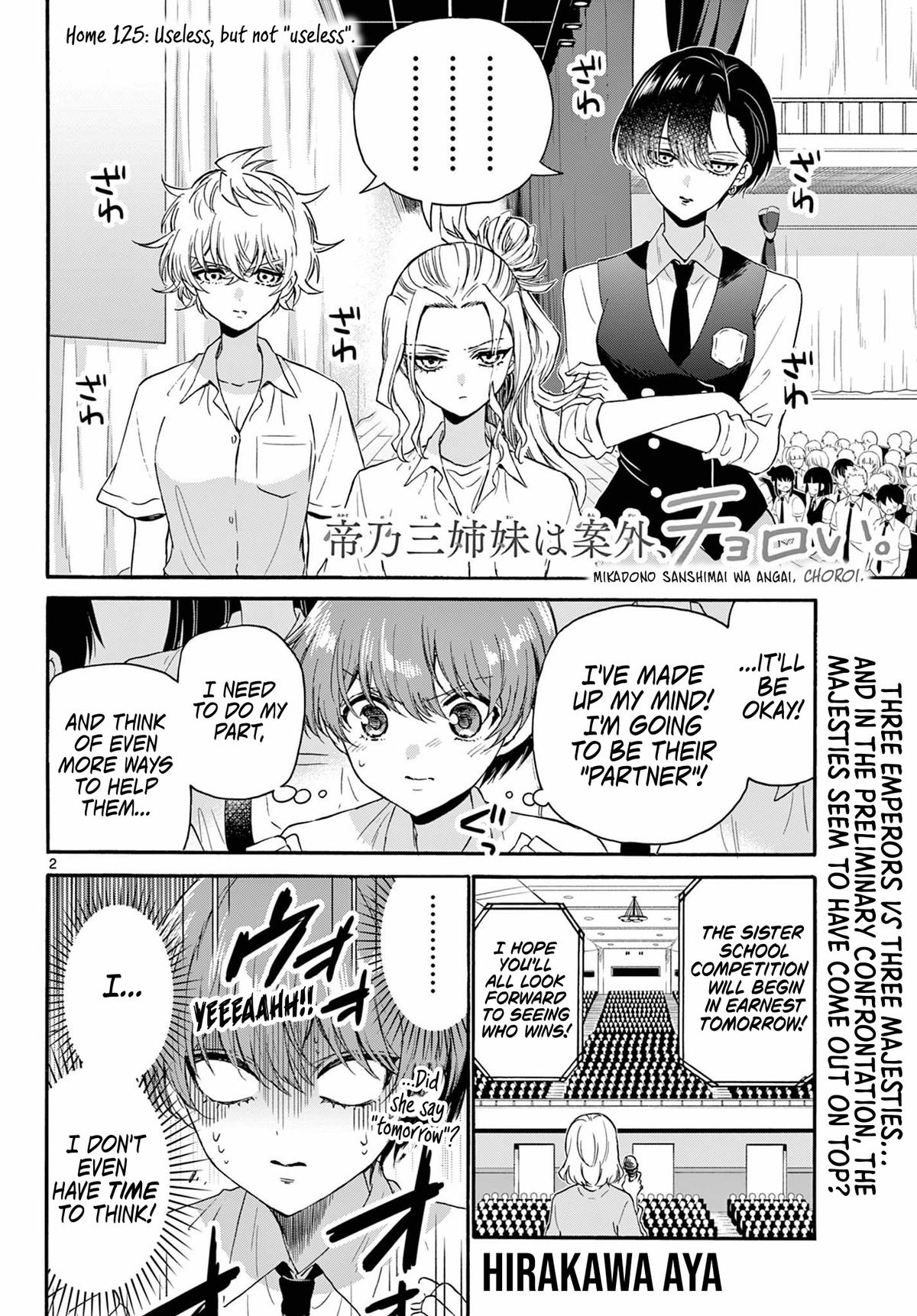 Mikado no Sanshimai wa Angai, Choroi. Chap 125 - Next Chap 126