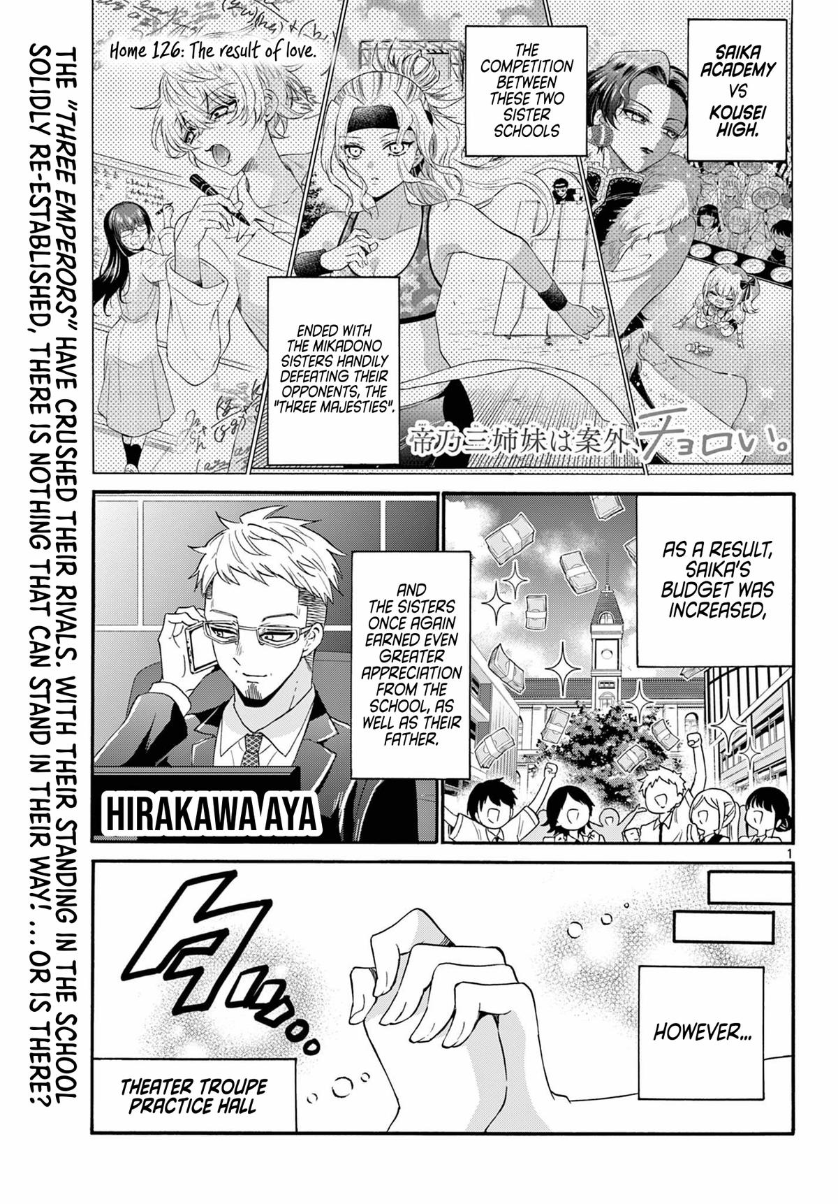 Mikado no Sanshimai wa Angai, Choroi. Chap 126 - Next Chap 127