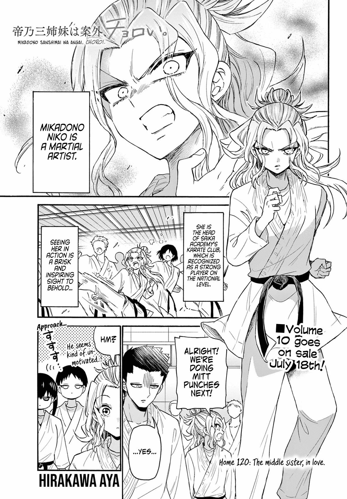 Mikado no Sanshimai wa Angai, Choroi. Chap 120 - Next Chap 121