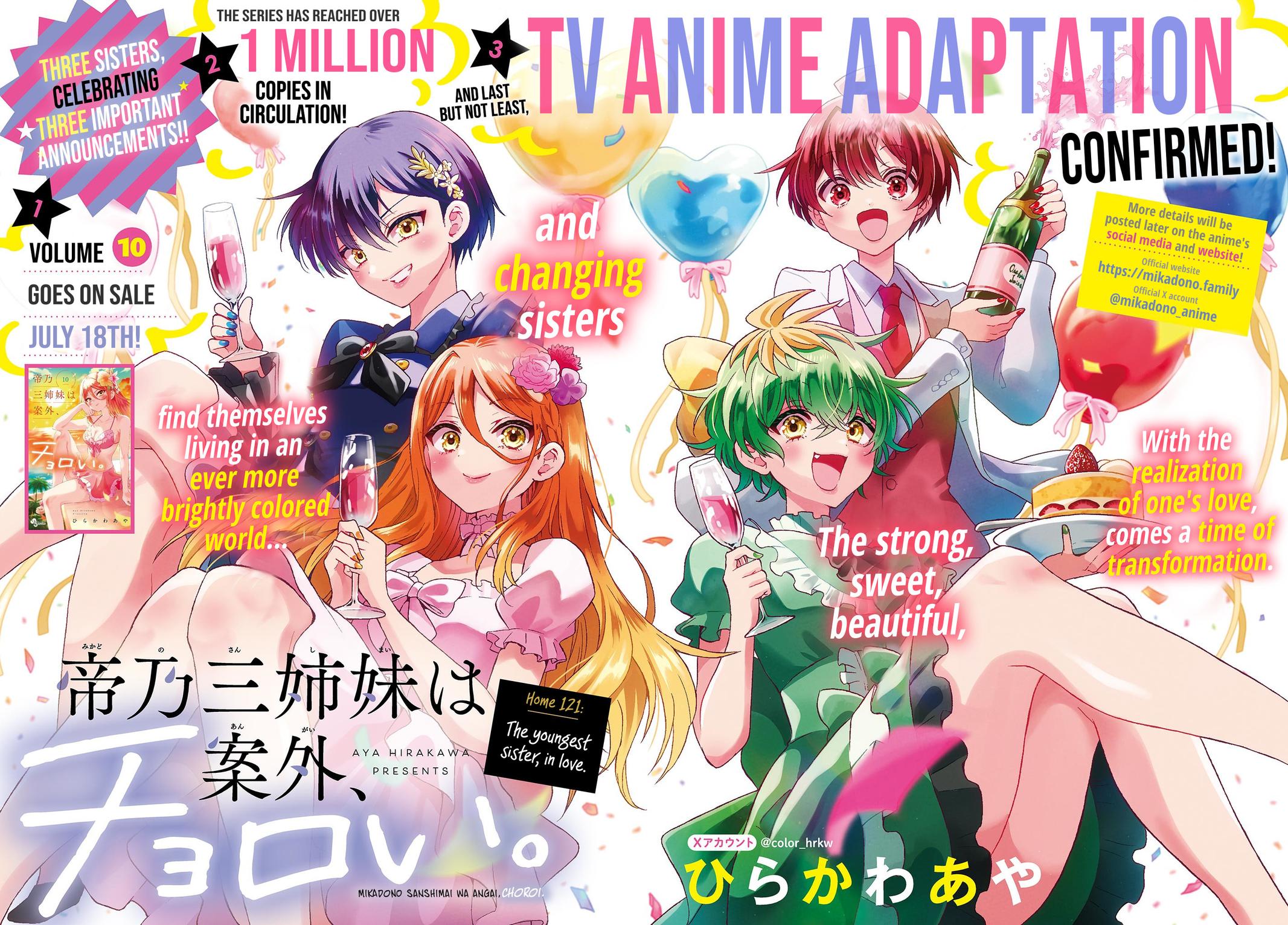 Mikado no Sanshimai wa Angai, Choroi. Chap 121 - Next Chap 122