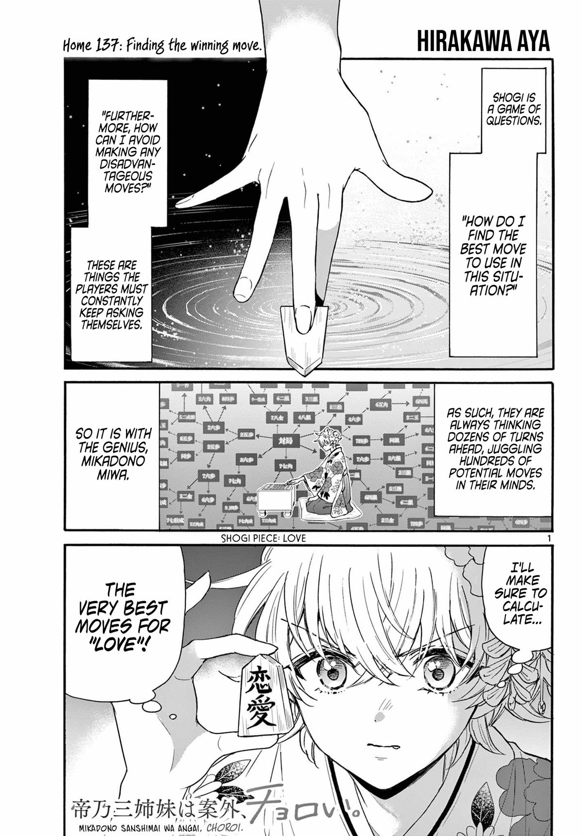 Mikado no Sanshimai wa Angai, Choroi. Chap 137 - Next Chap 138