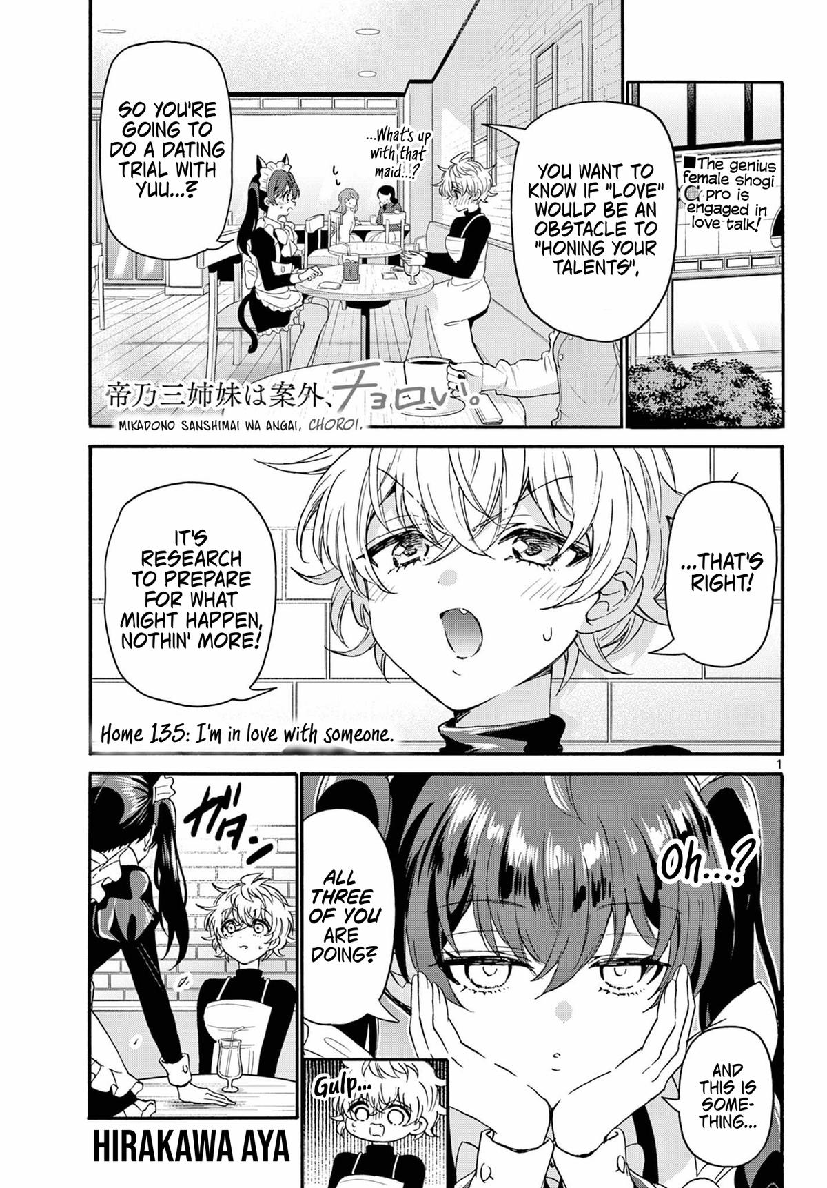 Mikado no Sanshimai wa Angai, Choroi. Chap 135 - Next Chap 136