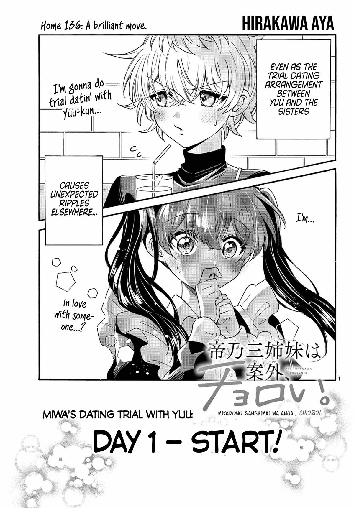 Mikado no Sanshimai wa Angai, Choroi. Chap 136 - Next Chap 137