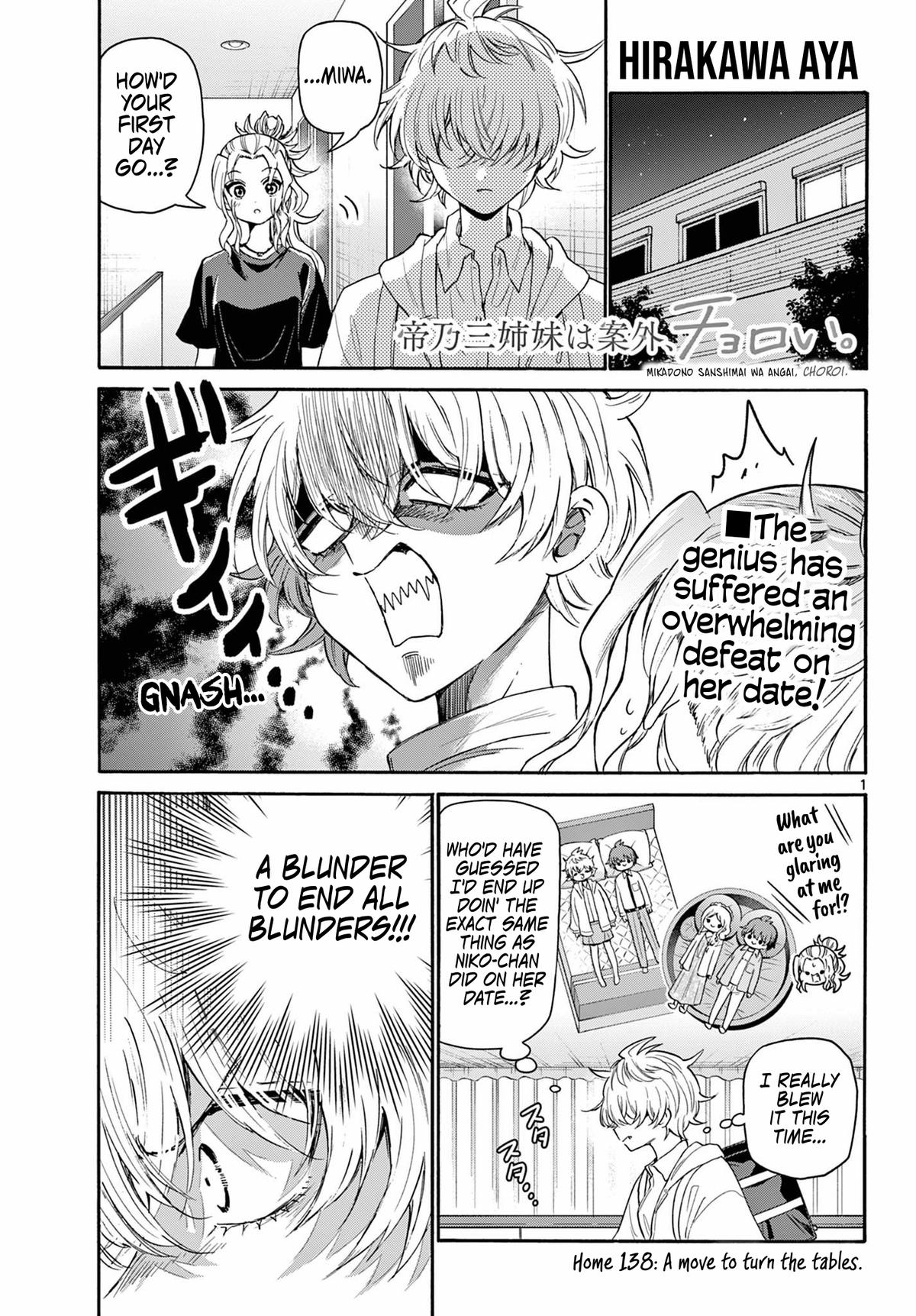 Mikado no Sanshimai wa Angai, Choroi. Chap 138 - Next Chap 139