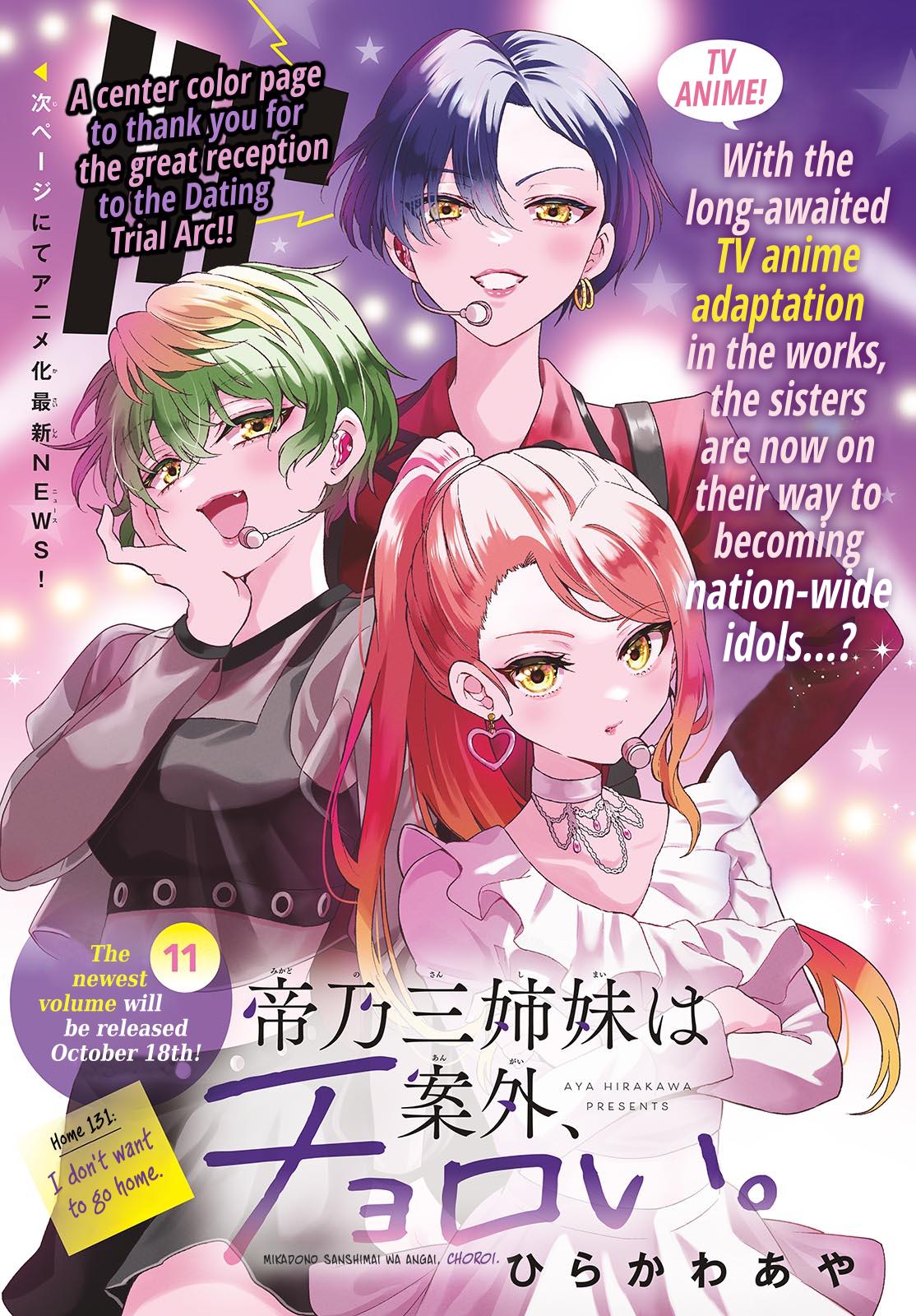 Mikado no Sanshimai wa Angai, Choroi. Chap 131 - Next Chap 132