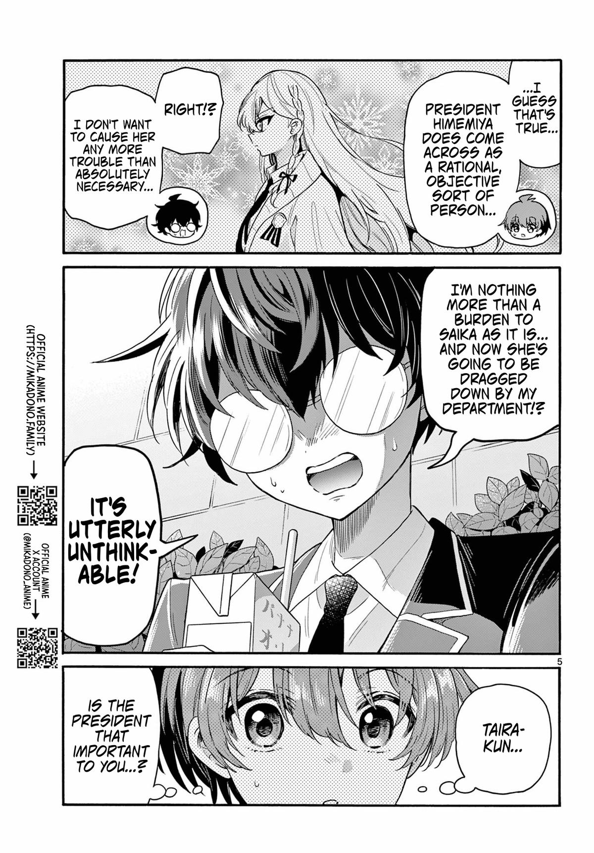 Mikado no Sanshimai wa Angai, Choroi. Chap 158 - Next Chap 159