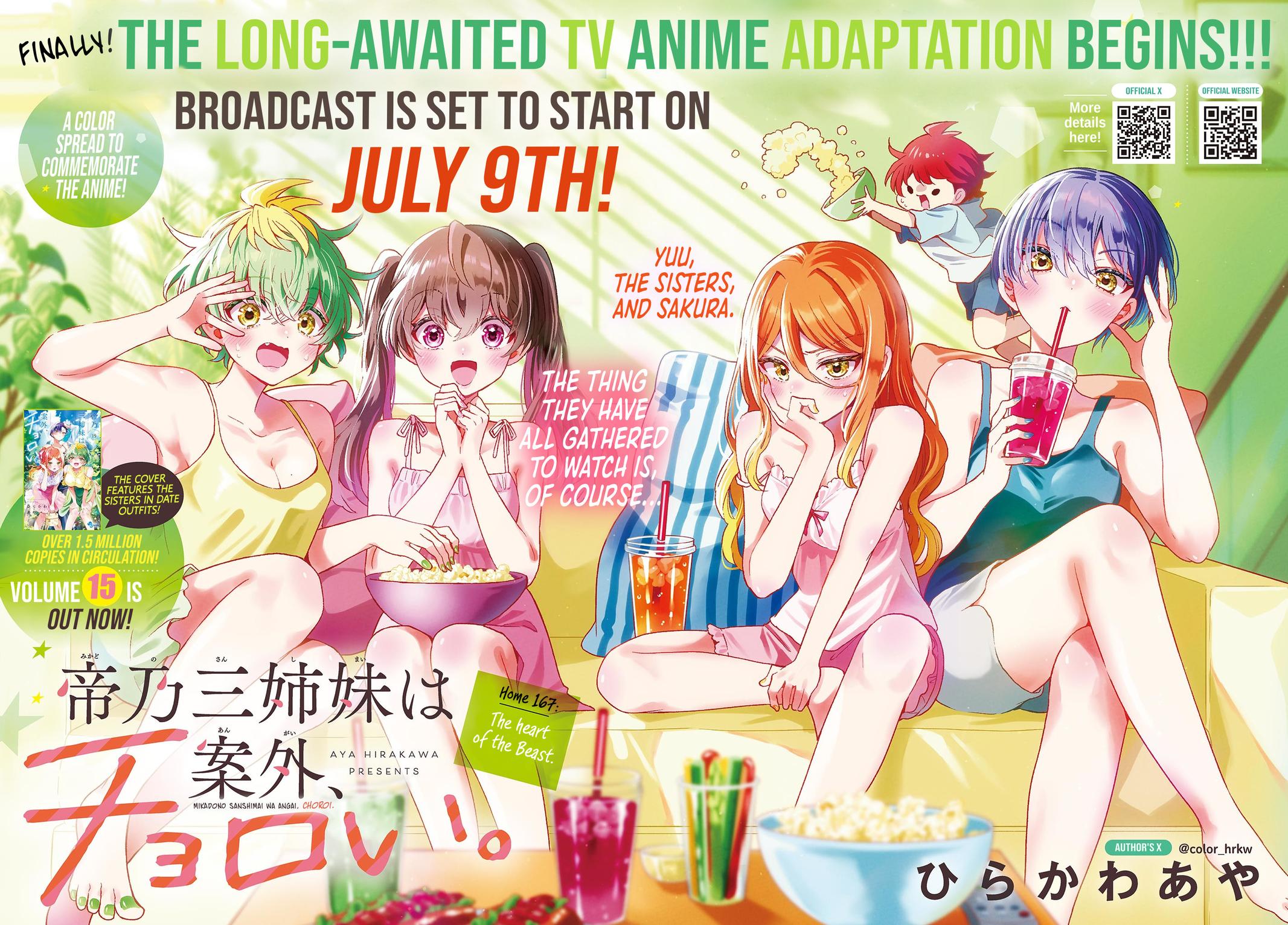 Mikado no Sanshimai wa Angai, Choroi. Chap 167 - Next Chap 168