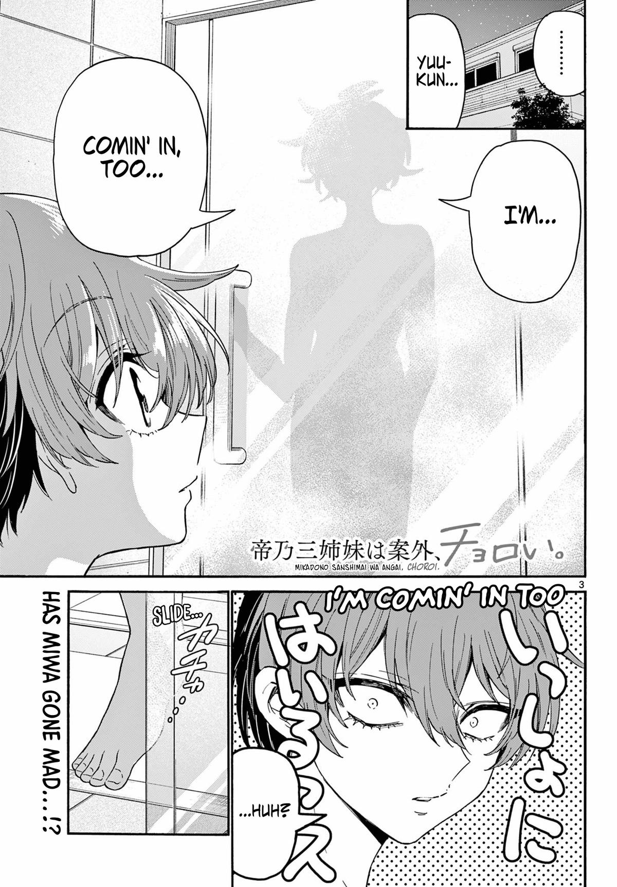 Mikado no Sanshimai wa Angai, Choroi. Chap 167 - Next Chap 168