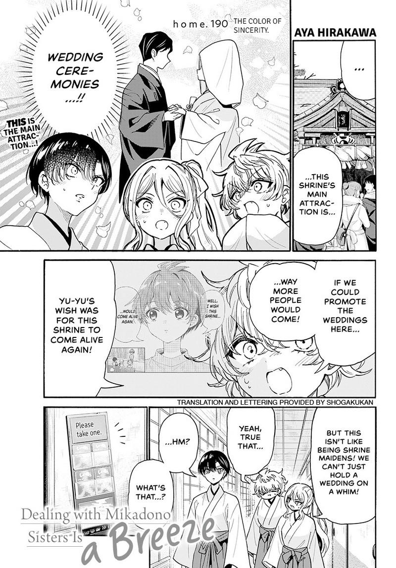 Mikado no Sanshimai wa Angai, Choroi. Chap 190 - Next Chap 191