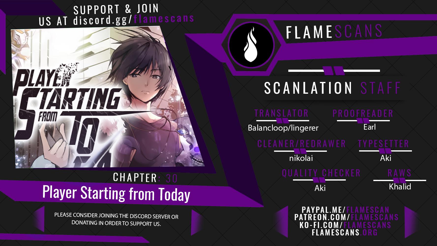 Player From Today Onwards Chap 30 - Next Chap 31