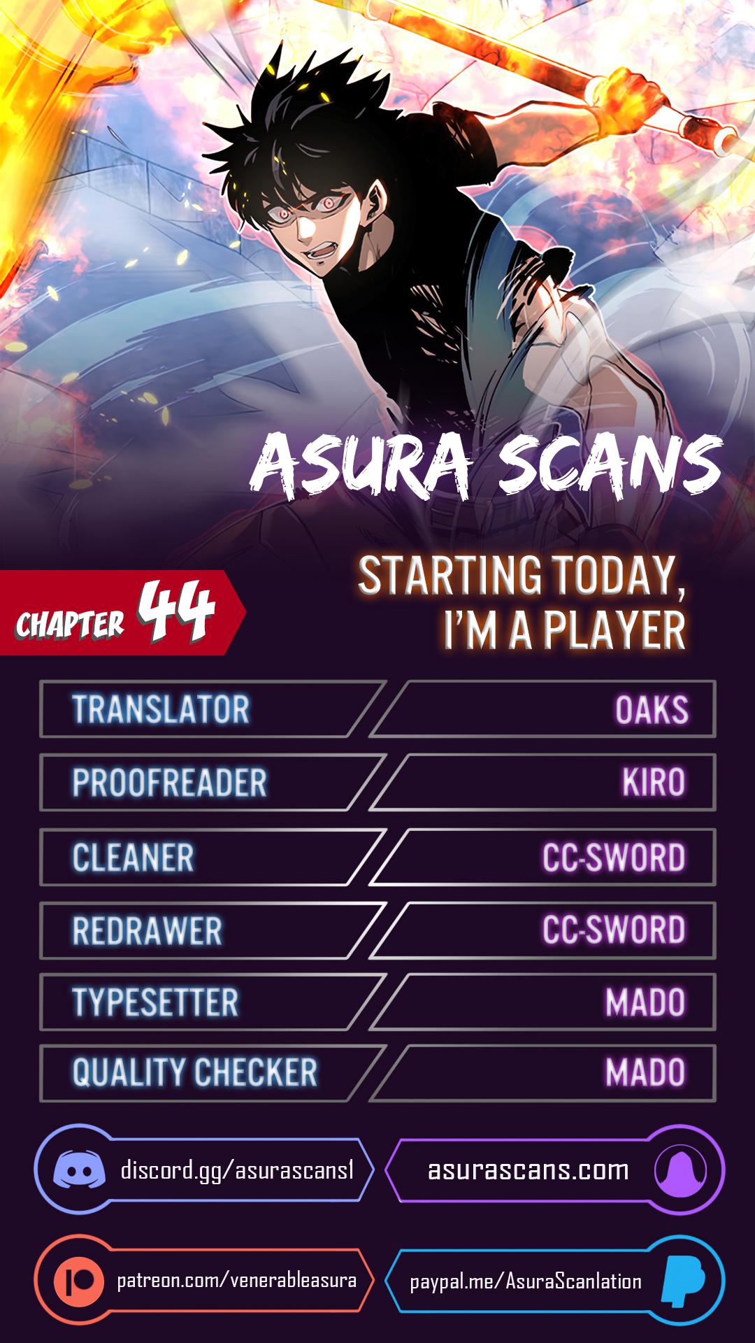 Player From Today Onwards Chap 44 - Next Chap 45