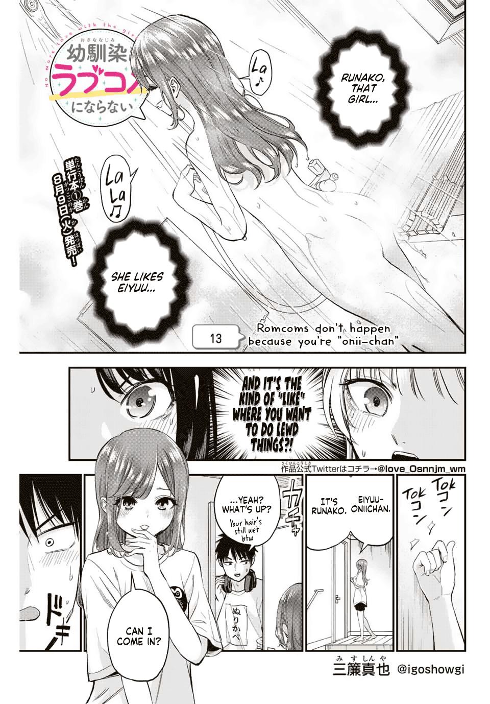 Osananajimi to wa Love Comedy ni Naranai Chap 13 - Next Chap 14