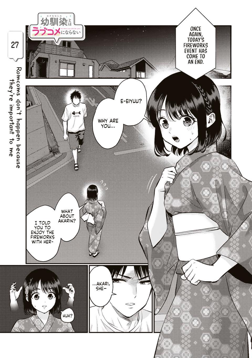Osananajimi to wa Love Comedy ni Naranai Chap 27 - Next Chap 28