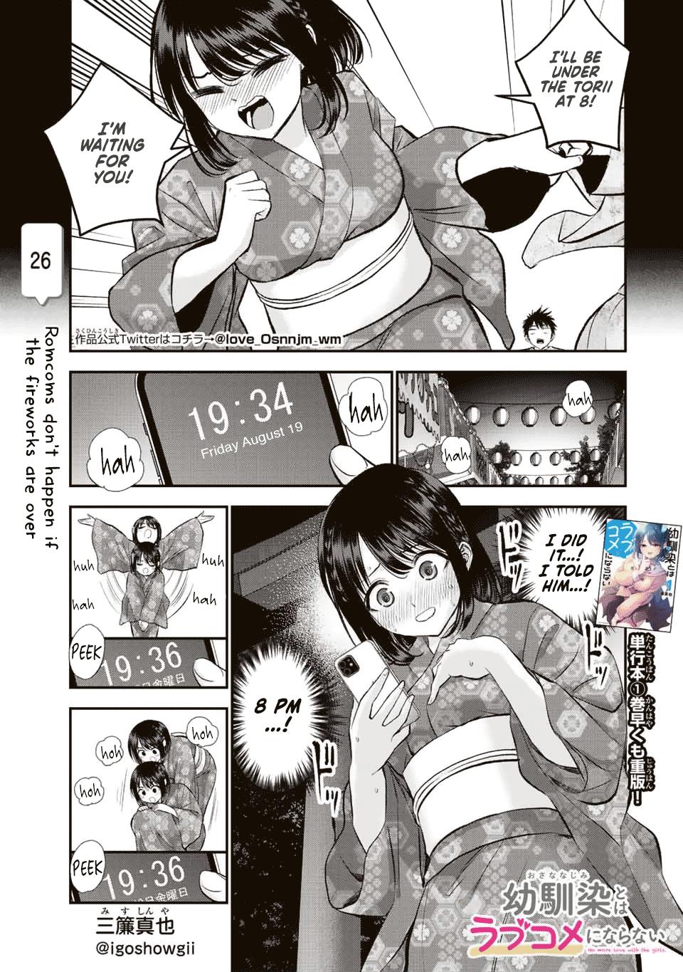 Osananajimi to wa Love Comedy ni Naranai Chap 26 - Next Chap 27