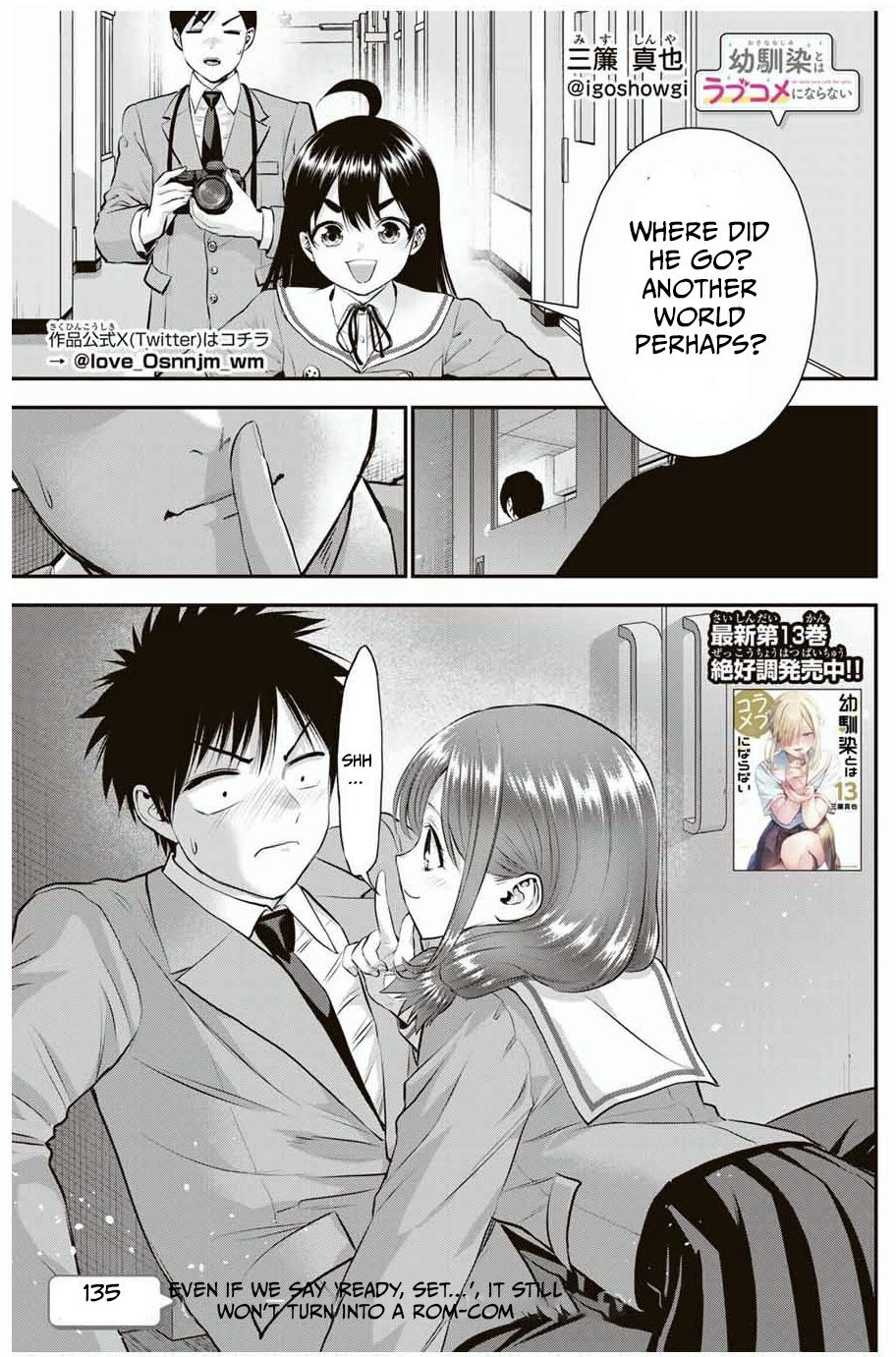 Osananajimi to wa Love Comedy ni Naranai Chap 135 - Next Chap 136