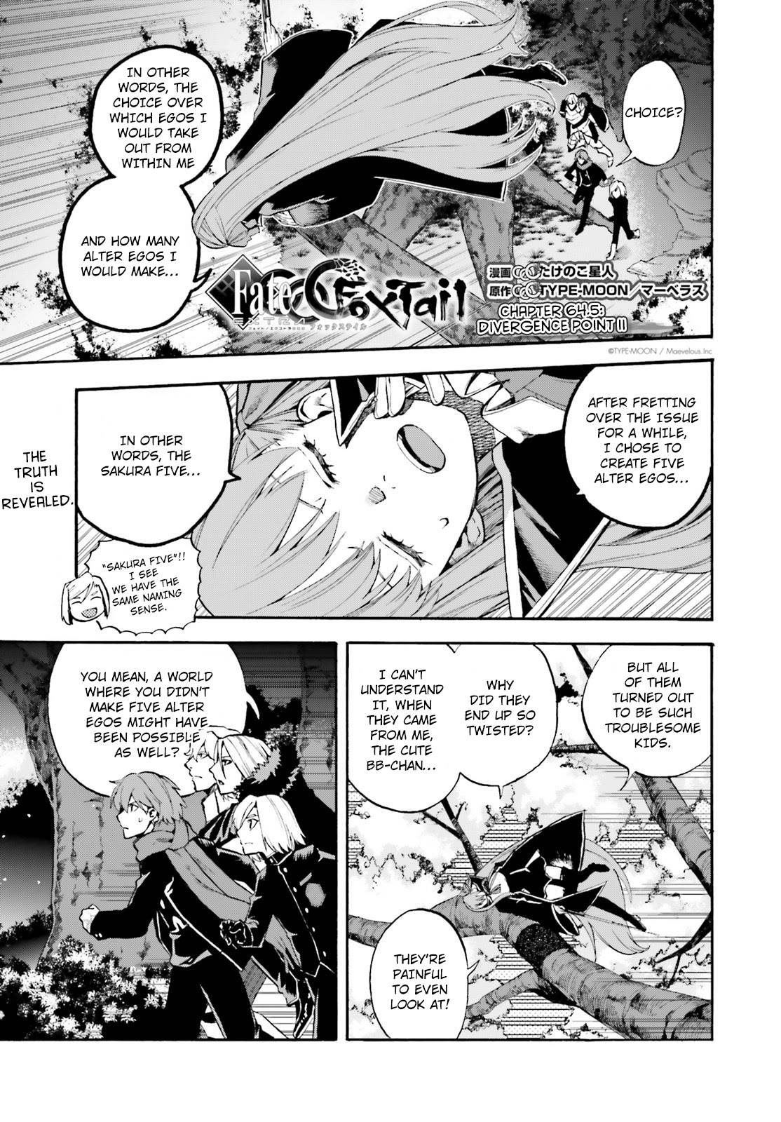 Fate/Extra CCC: Fox Tail Chap 64.5 - Next Chap 65.5