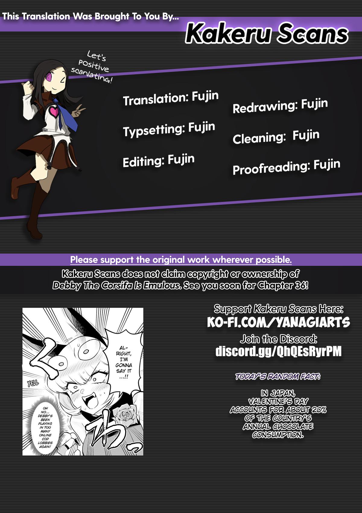 Debby the Corsifa wa Makezugirai Chap 35 - Next Chap 36