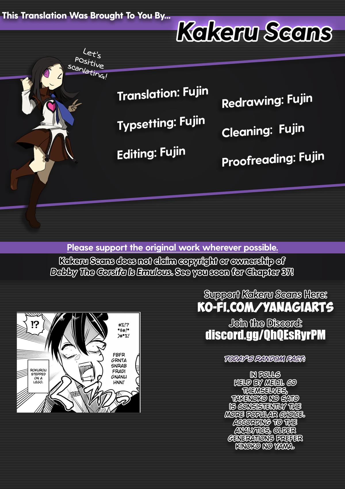 Debby the Corsifa wa Makezugirai Chap 36 - Next Chap 37