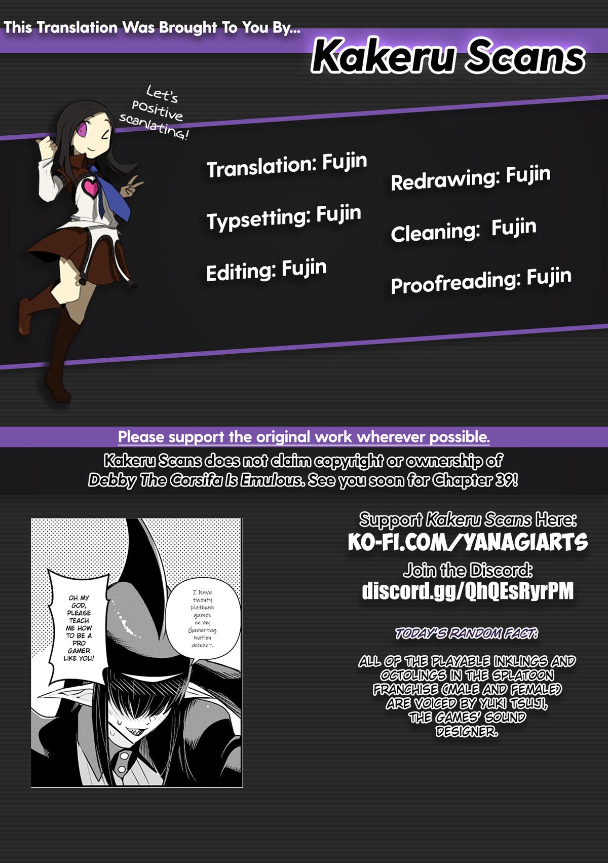 Debby the Corsifa wa Makezugirai Chap 38 - Next Chap 39