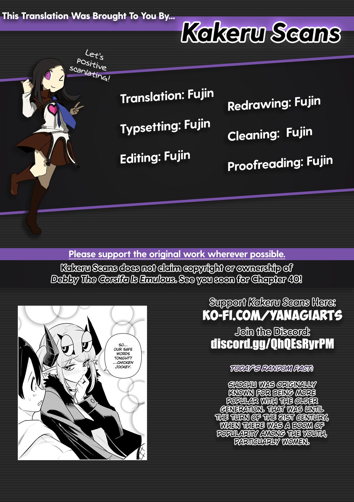 Debby the Corsifa wa Makezugirai Chap 39 - Next Chap 40