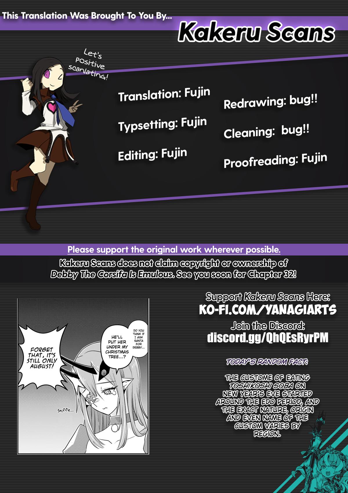 Debby the Corsifa wa Makezugirai Chap 31 - Next Chap 32