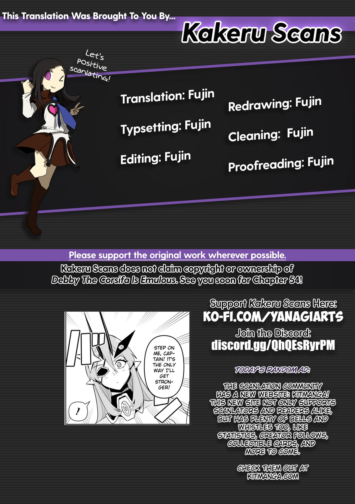 Debby the Corsifa wa Makezugirai Chap 54 - Next Chap 55