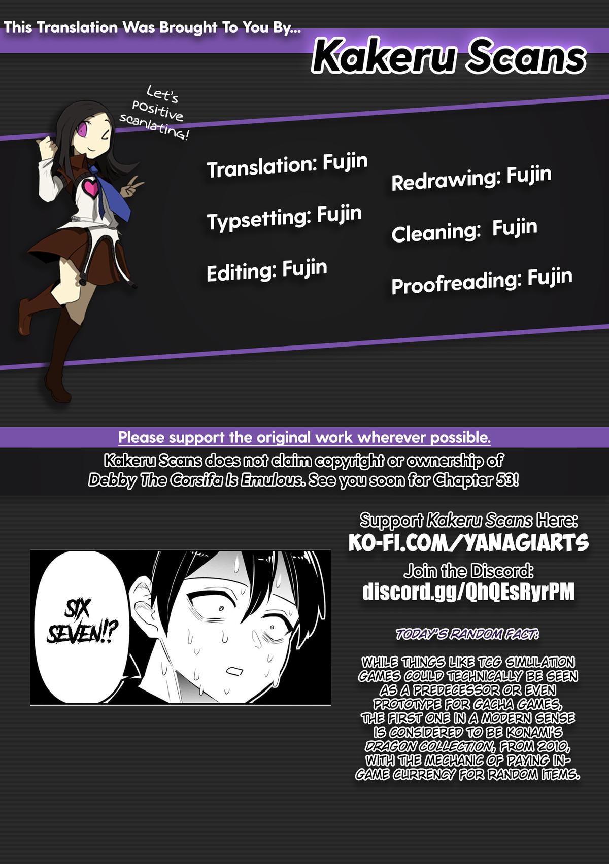 Debby the Corsifa wa Makezugirai Chap 52 - Next Chap 53