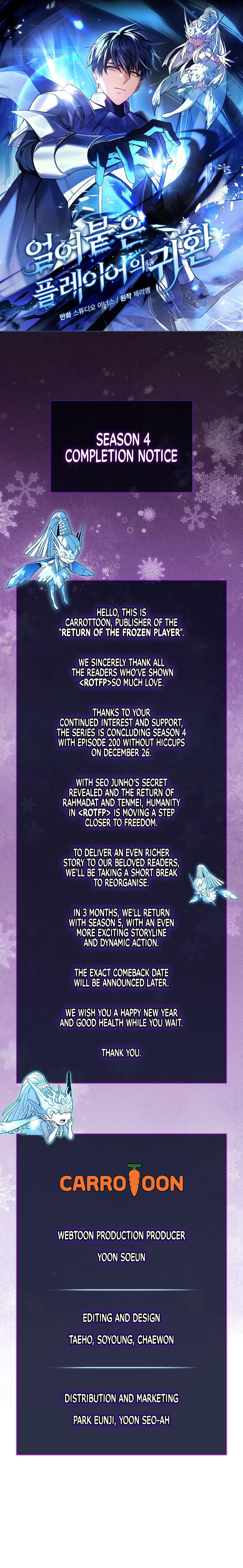 The Frozen Player Returns Chap 200 - Next Chap 201