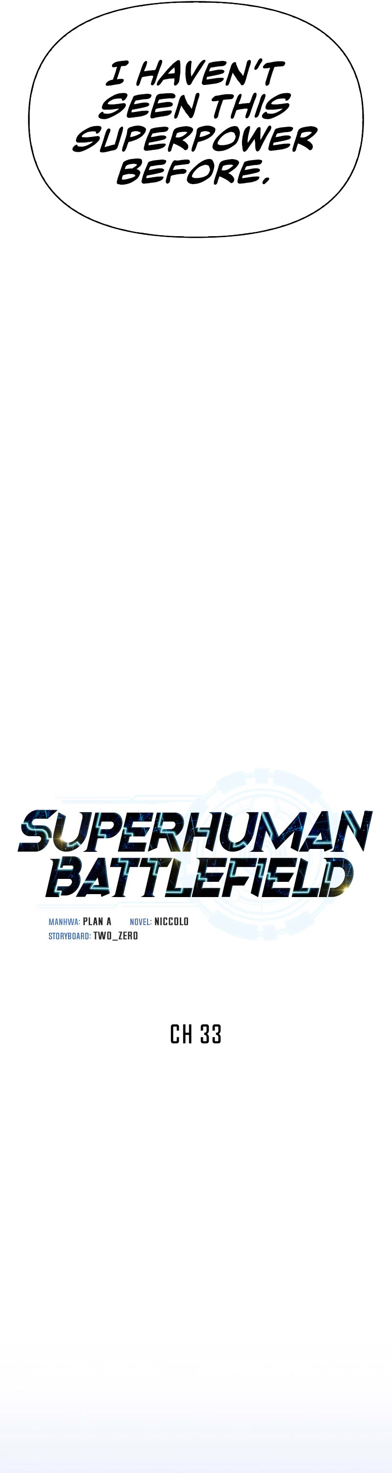 Superhuman Battlefield Chap 33 - Next Chap 34