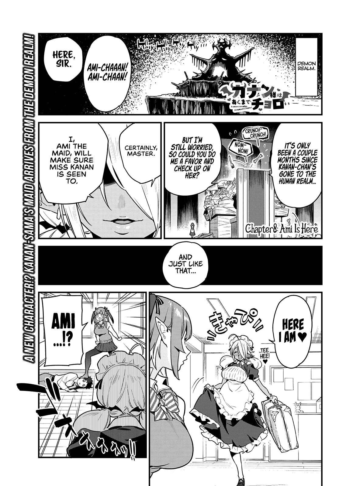 Kanan-sama wa Akumade Choroi Chap 8 - Next Chap 9