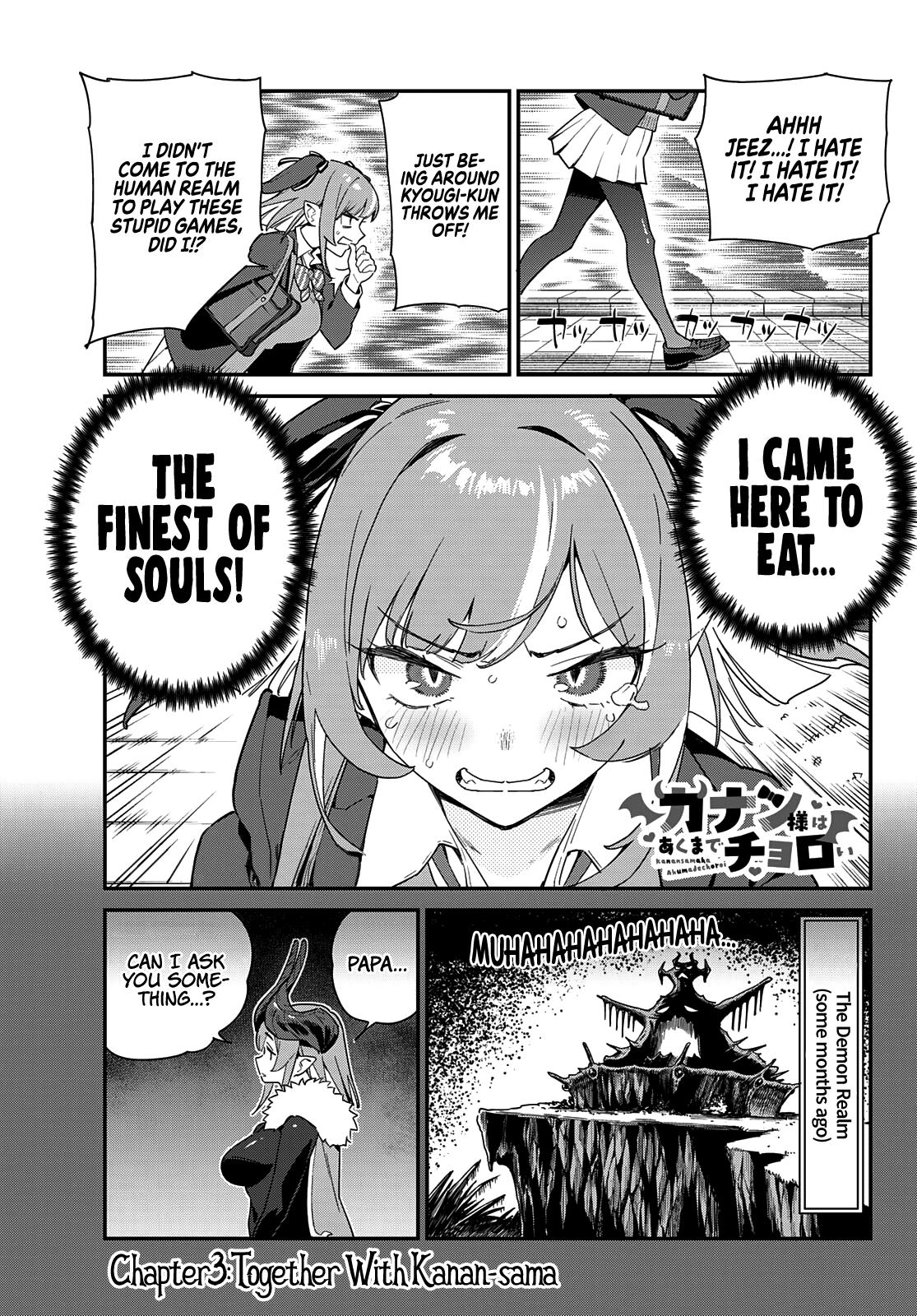 Kanan-sama wa Akumade Choroi Chap 3 - Next Chap 4