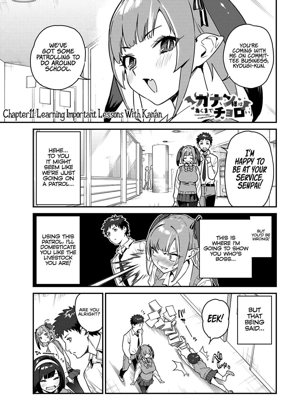 Kanan-sama wa Akumade Choroi Chap 11 - Next Chap 12