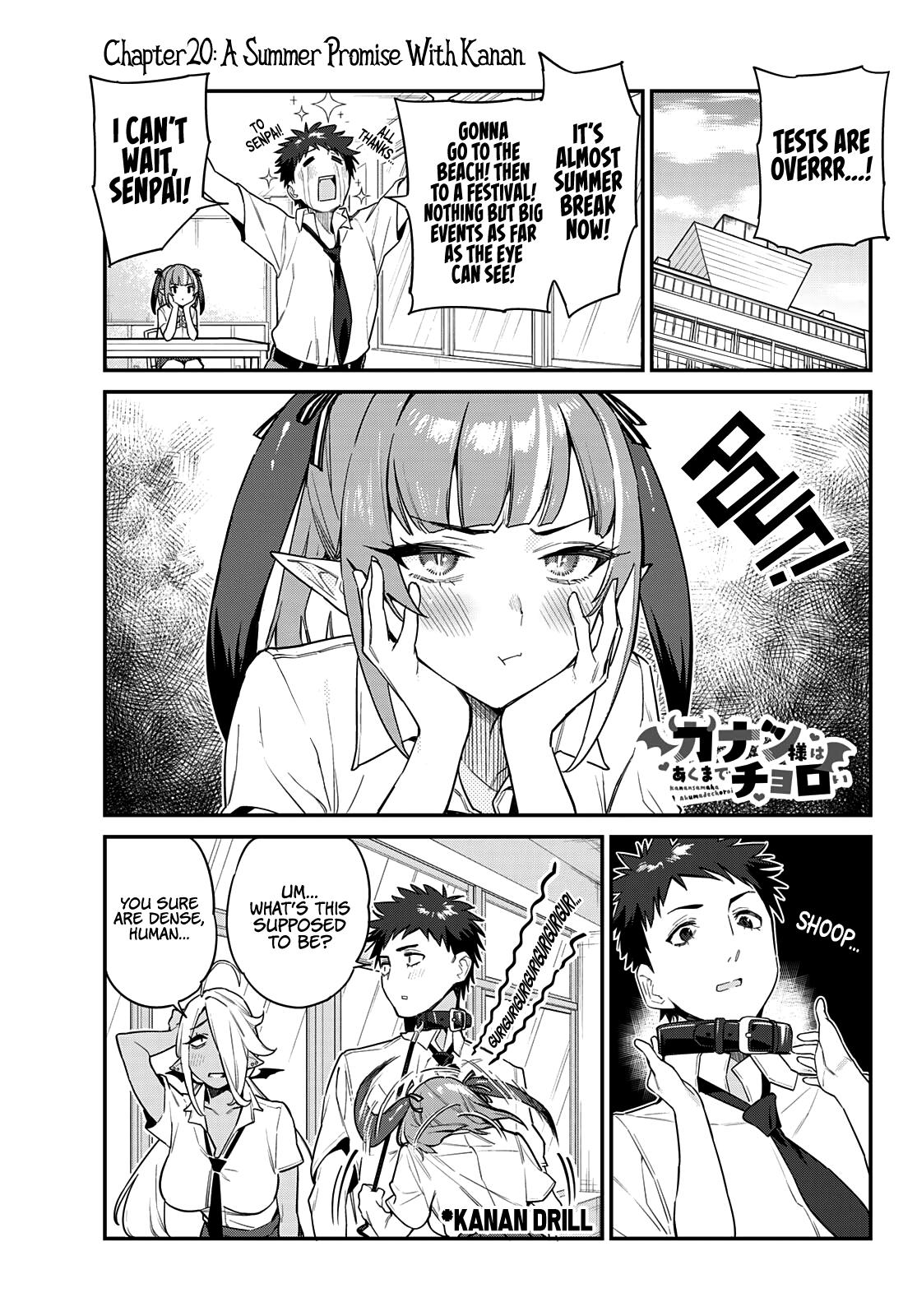 Kanan-sama wa Akumade Choroi Chap 20 - Next Chap 21