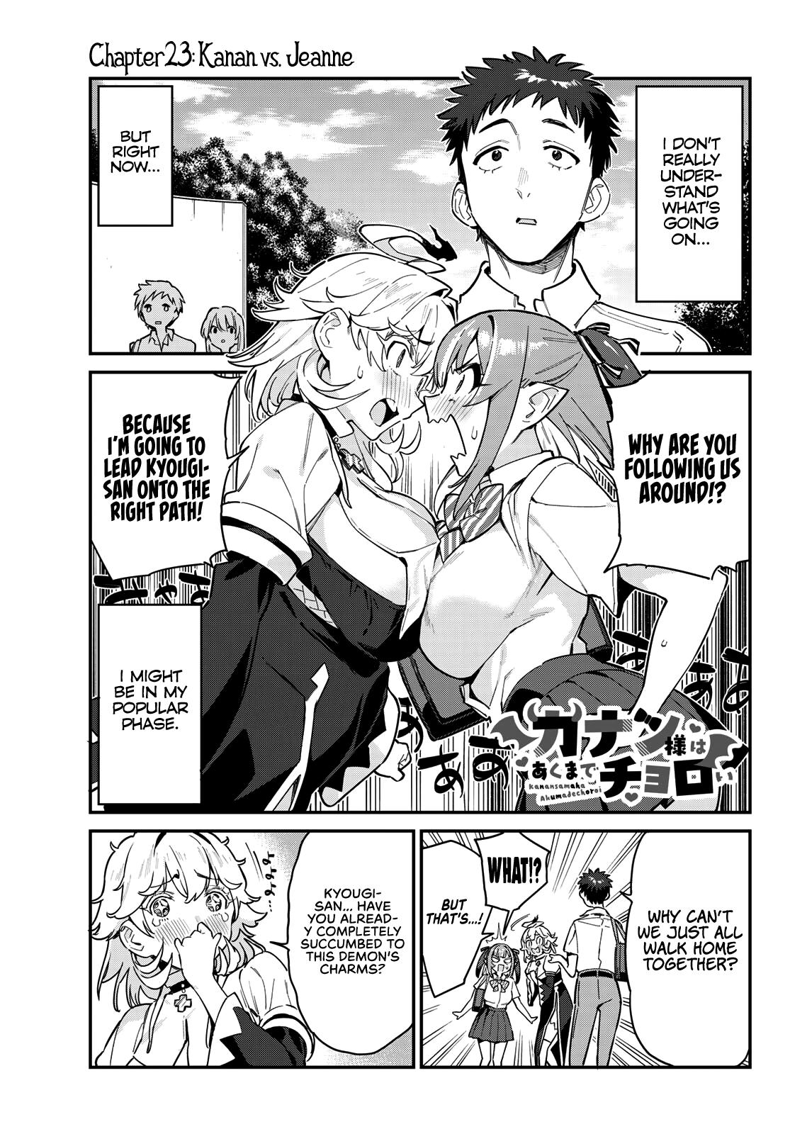 Kanan-sama wa Akumade Choroi Chap 23 - Next Chap 24