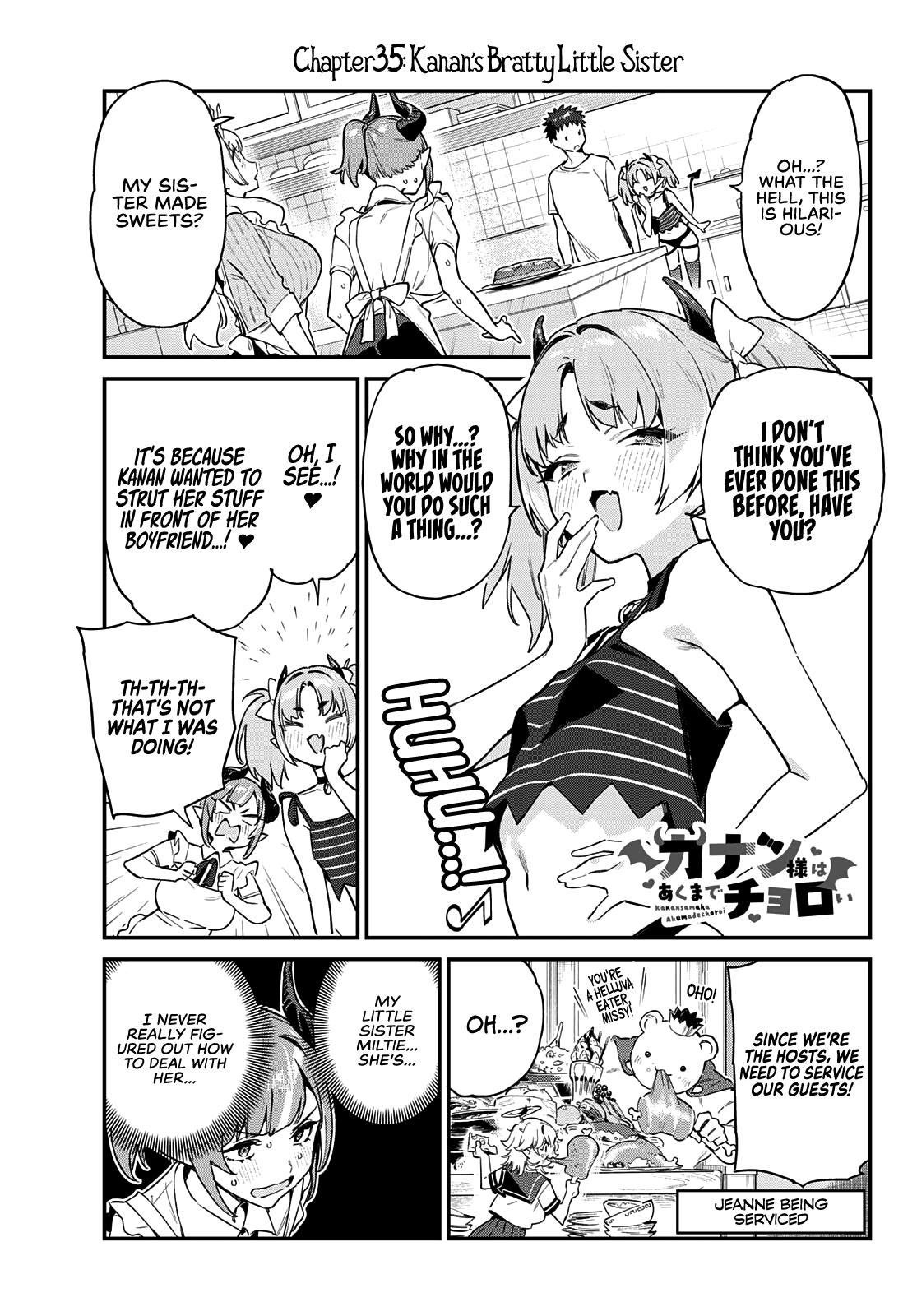 Kanan-sama wa Akumade Choroi Chap 35 - Next Chap 36