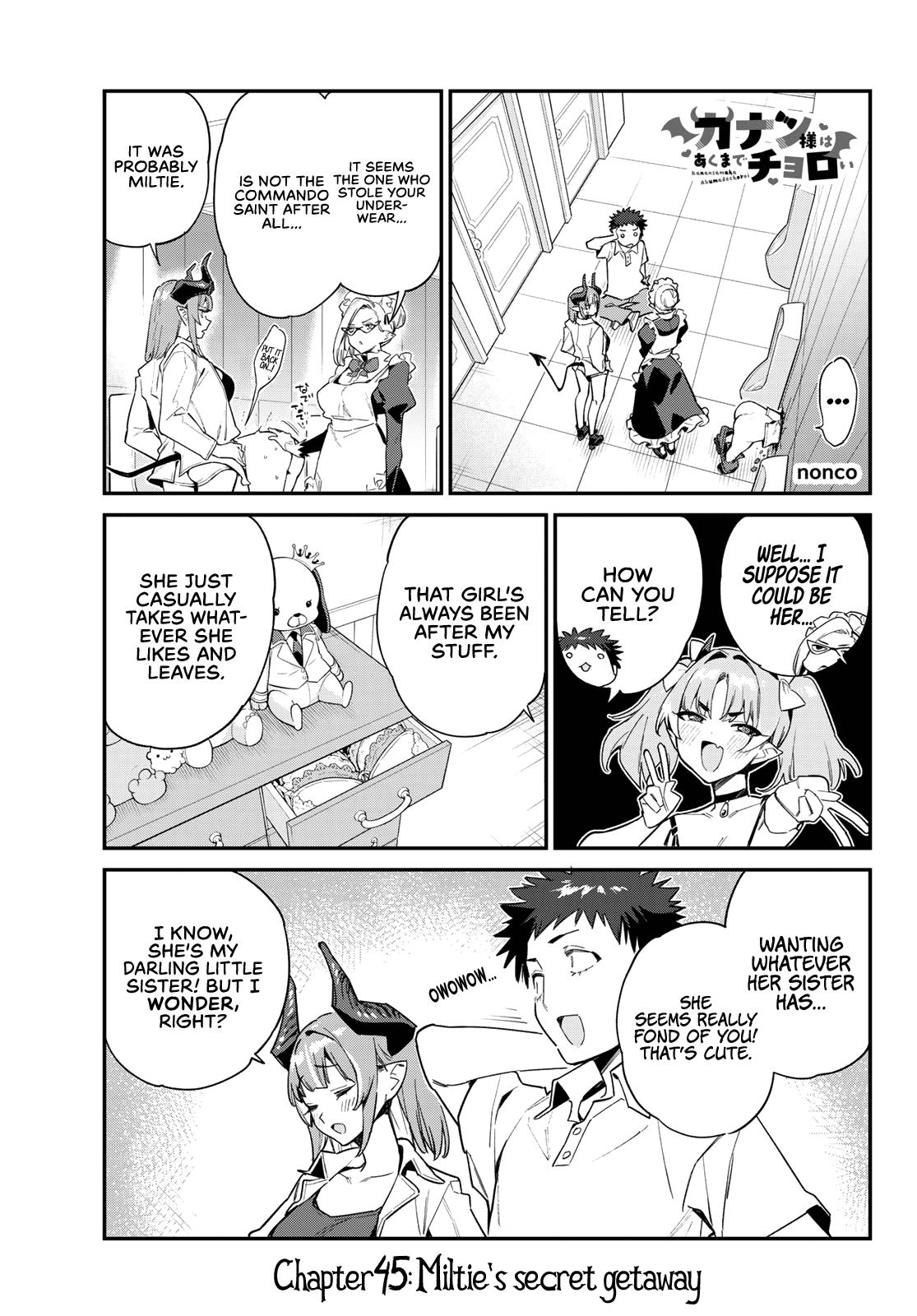 Kanan-sama wa Akumade Choroi Chap 45 - Next Chap 46