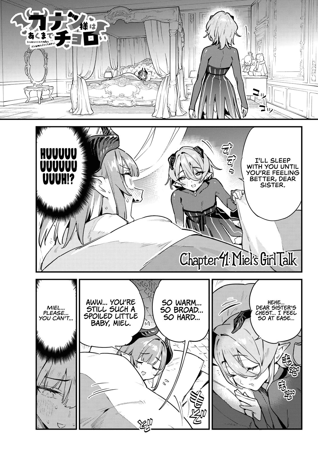 Kanan-sama wa Akumade Choroi Chap 41 - Next Chap 42