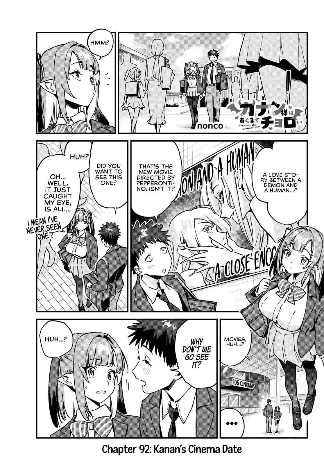 Kanan-sama wa Akumade Choroi Chap 92 - Next Chap 93