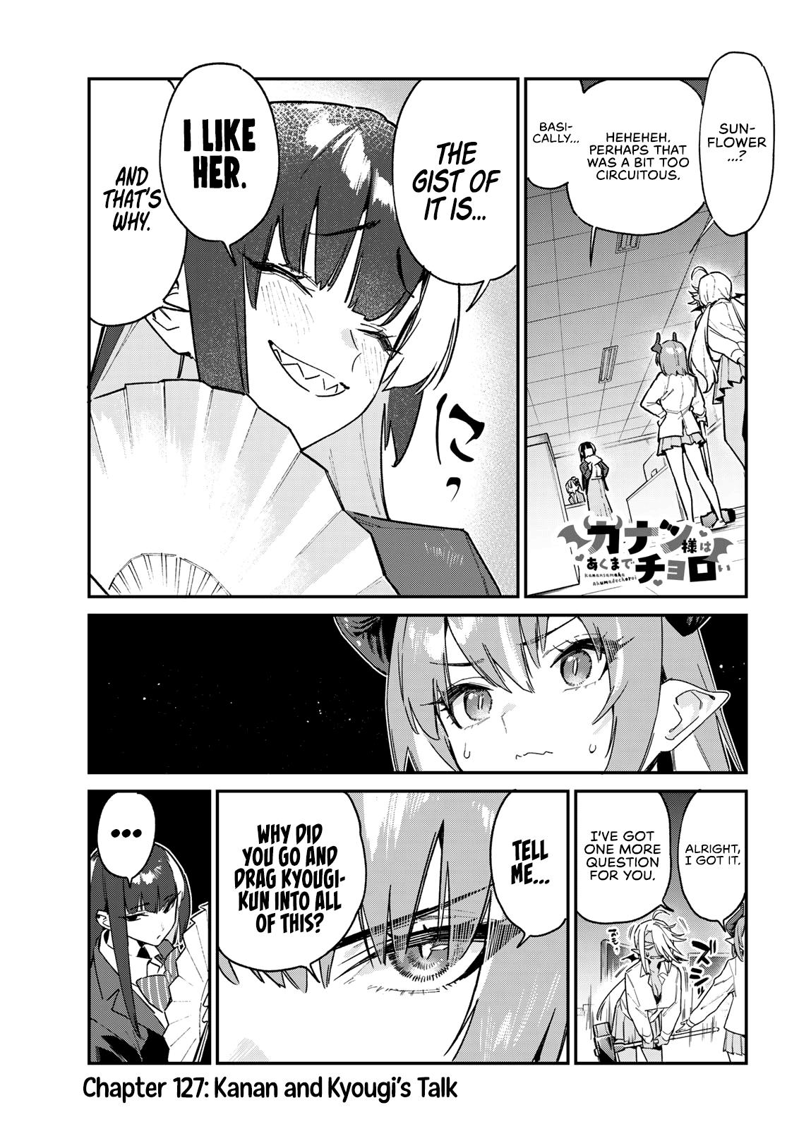 Kanan-sama wa Akumade Choroi Chap 127 - Next Chap 128