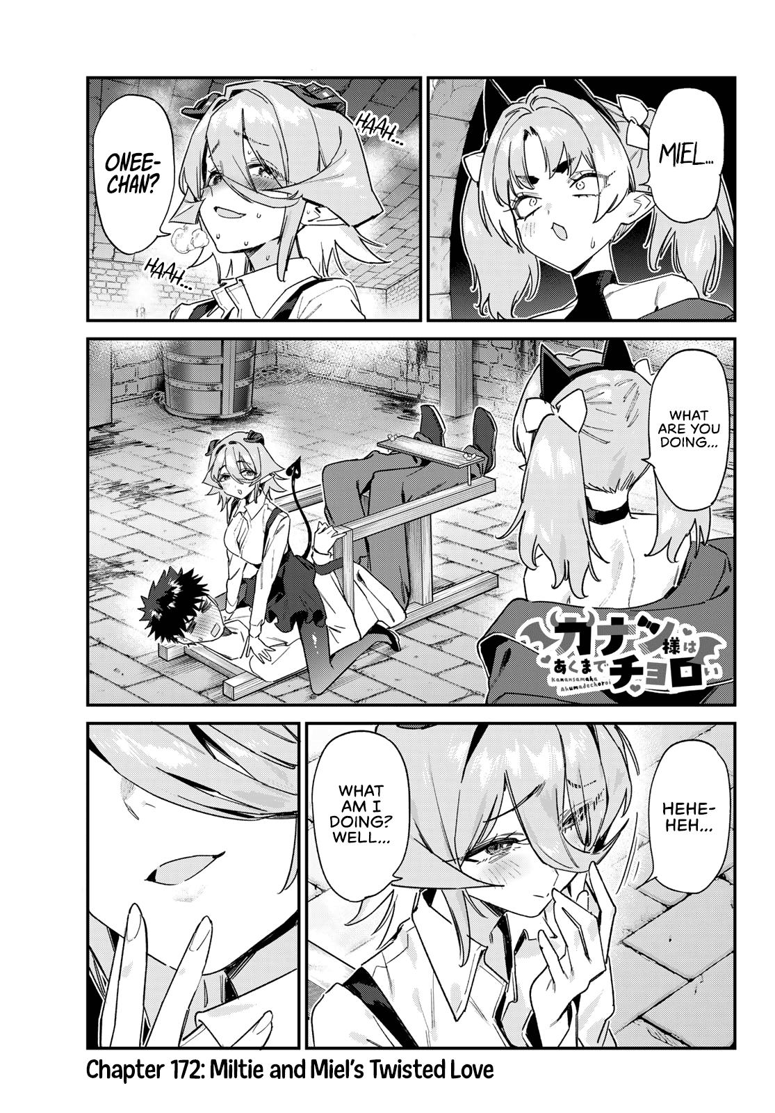 Kanan-sama wa Akumade Choroi Chap 172 - Next Chap 173