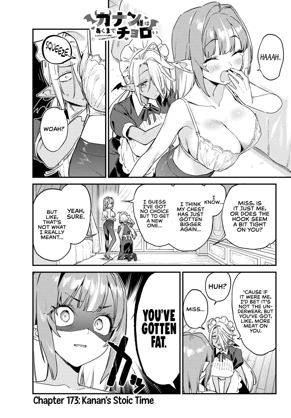 Kanan-sama wa Akumade Choroi Chap 173 - Next Chap 174