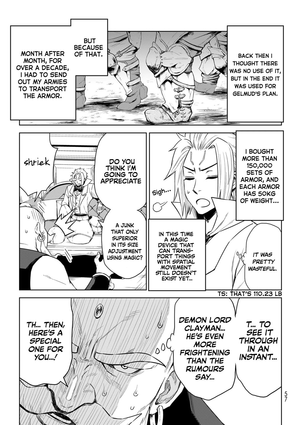 Tensei shitara Slime Datta Ken: Clayman Revenge Chap 7 - Next Chap 8