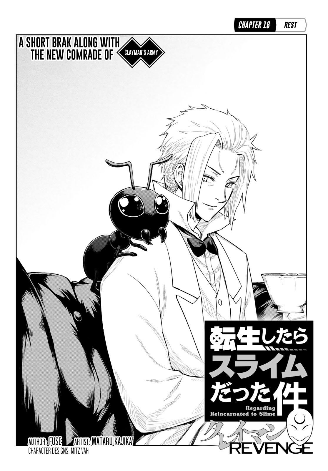 Tensei shitara Slime Datta Ken: Clayman Revenge Chap 16 - Next Chap 17