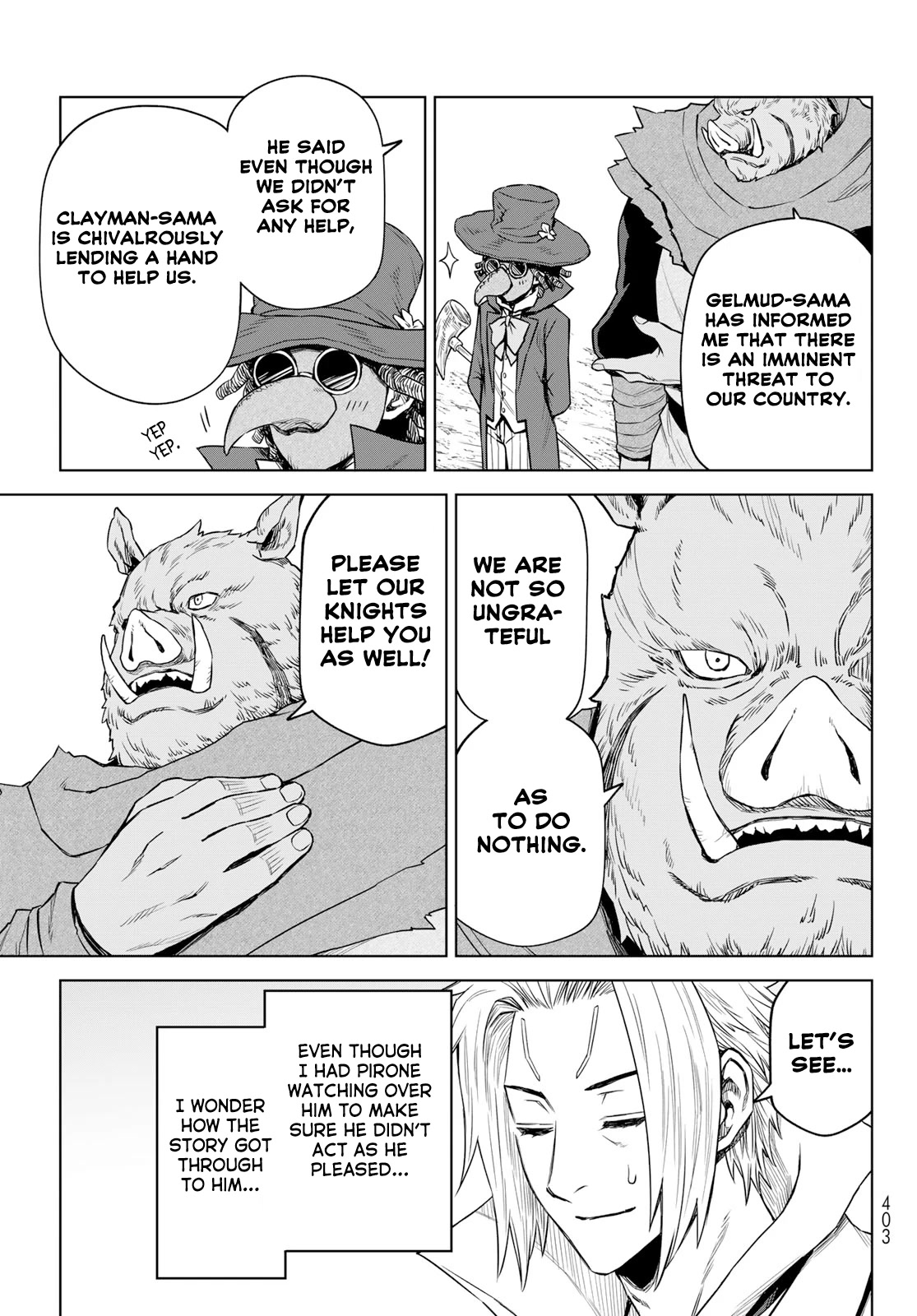 Tensei shitara Slime Datta Ken: Clayman Revenge Chap 11 - Next Chap 12