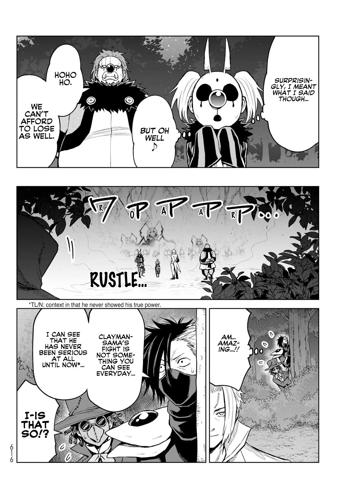Tensei shitara Slime Datta Ken: Clayman Revenge Chap 13 - Next Chap 14
