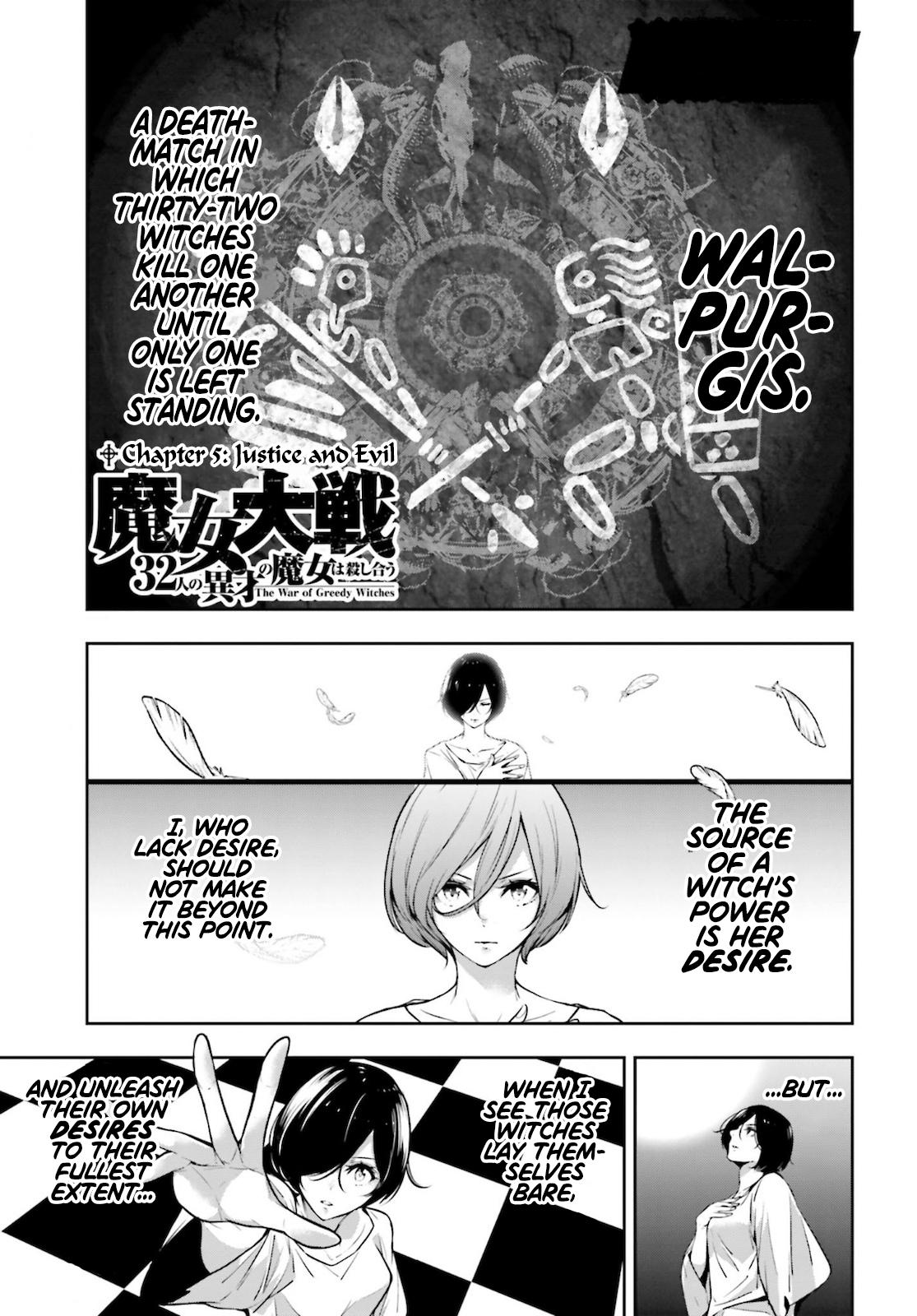 Majo Taisen: 32-nin no Isai no Majo wa Koroshiau Chap 5 - Next Chap 6