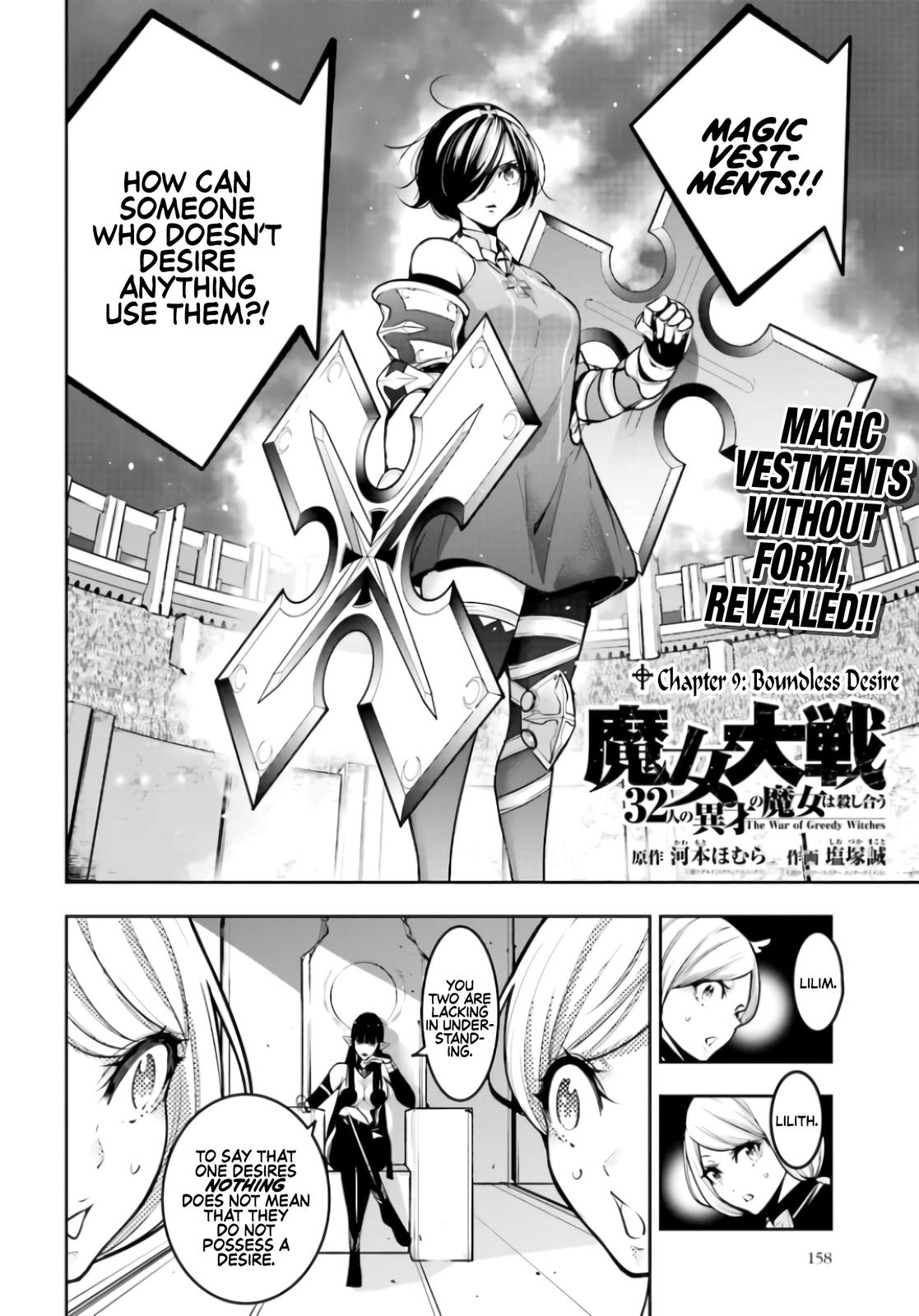 Majo Taisen: 32-nin no Isai no Majo wa Koroshiau Chap 9 - Next Chap 10