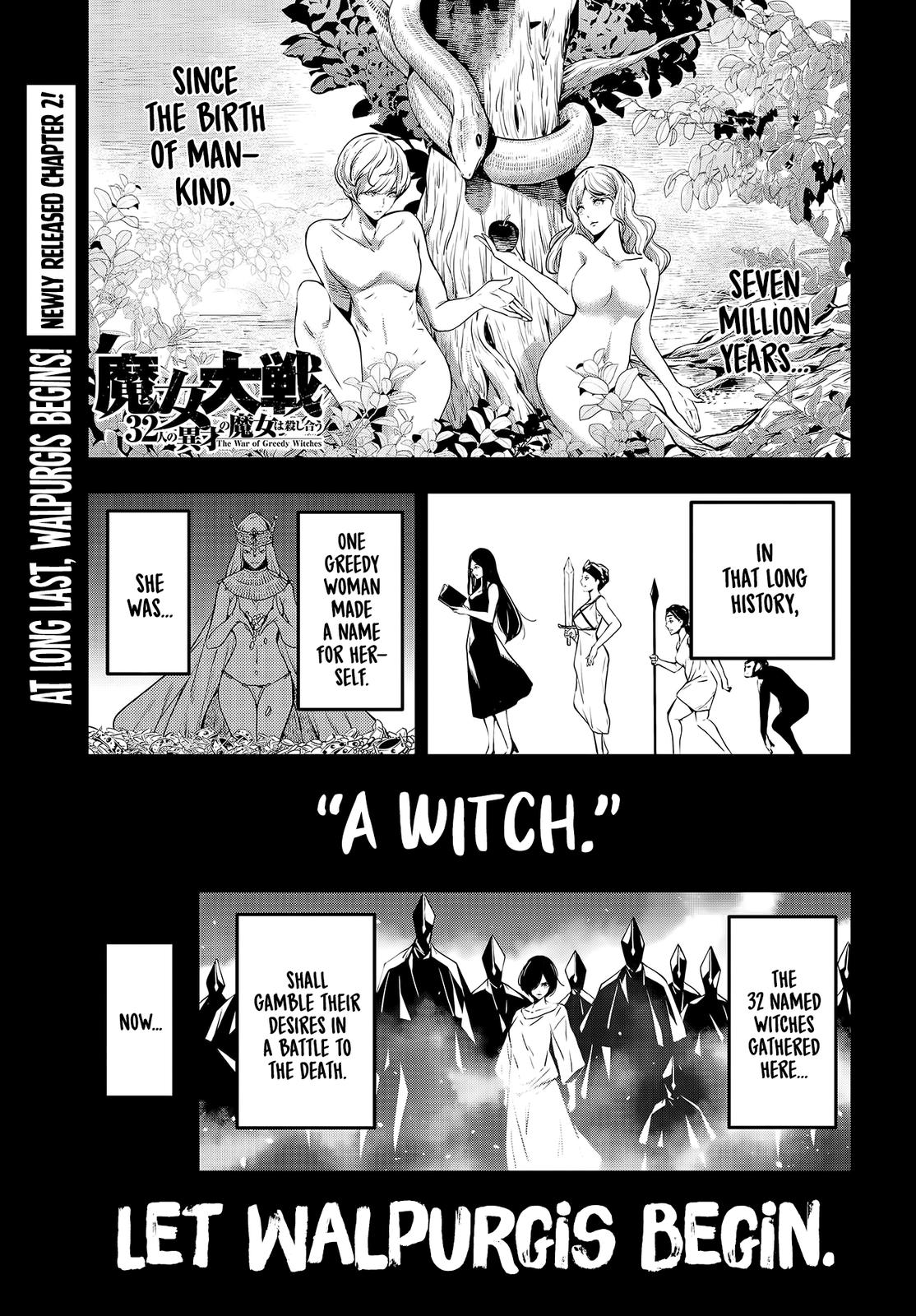 Majo Taisen: 32-nin no Isai no Majo wa Koroshiau Chap 2 - Next Chap 3